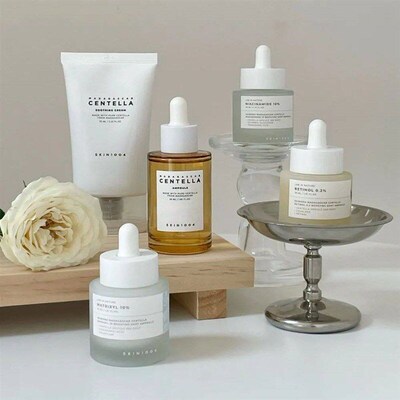 Centella Asiatica Skin Care Set Essence Moisturizing Brighte