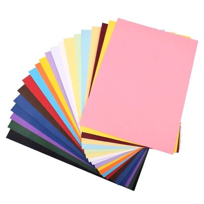 20 color A4 paper color thick handmade large cover cardboard