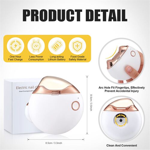 Electric Nail Clipper Automatic Nail Trimmer Thick Nail Cutt
