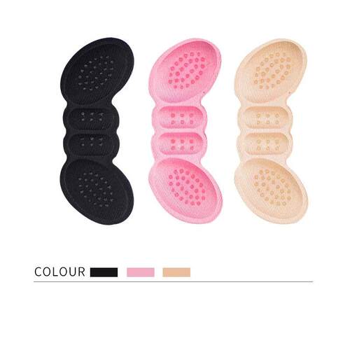 4pairs High Heel Insoles Butterfly Adjust Size Heel Liner Gr