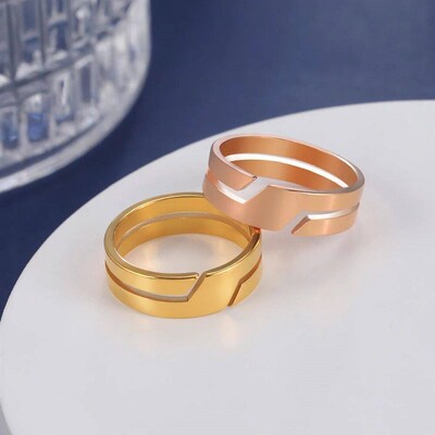 Skyrim Stainless Steel Ring for Men Women Couple Casual Fing