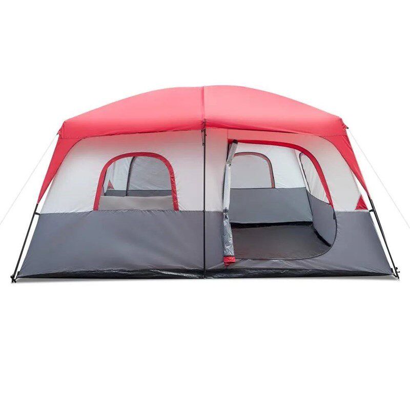 14 Persons Pop Up Camping Tent 2 Rooms Easy Up Instant for F