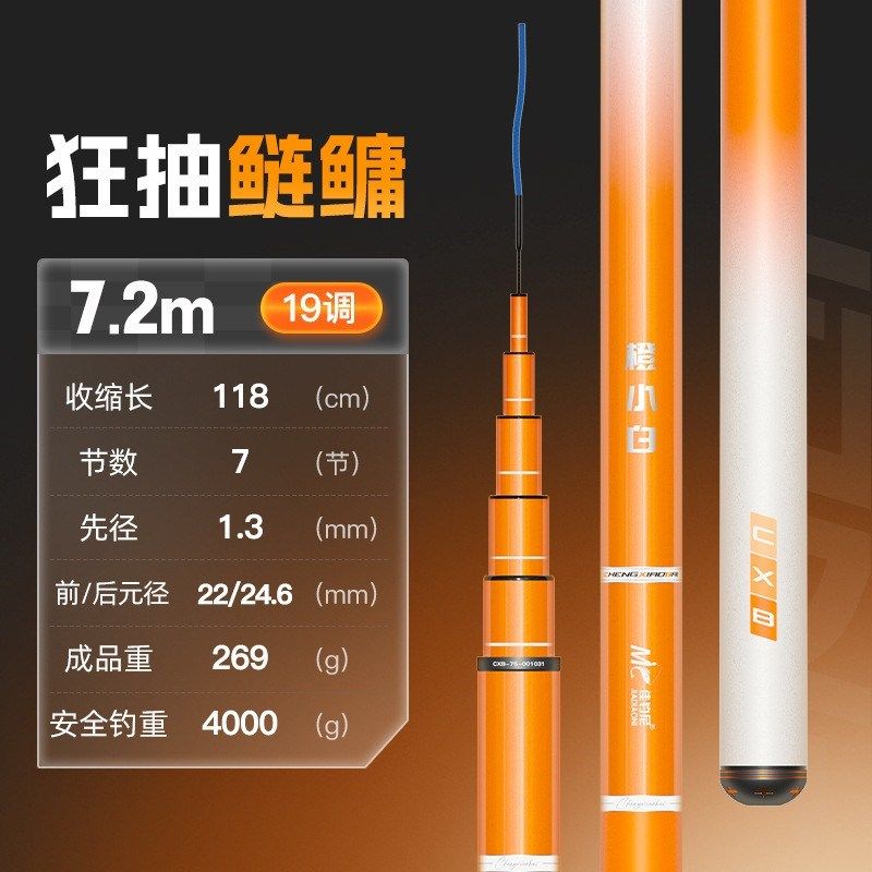 佳钓尼伏魔鲢击橙小白手杆超轻超硬轻量大物竿钓鱼台钓竿鲢鳙专用,户外/登山/野营/旅行用品,台钓竿,淘宝优惠券,粉丝福利购,淘宝优惠卷