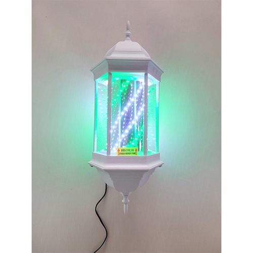 厂家售六角宫灯加亮LED复古奢华防水挂壁旋转美发转灯灯箱