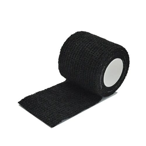 1/6/10Pcs 4.8m Black First Aid Self Adhesive Cohesive Elasti