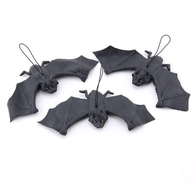 1 pcs Lifelike Fake Bat Halloween Decoration Horror House Ha