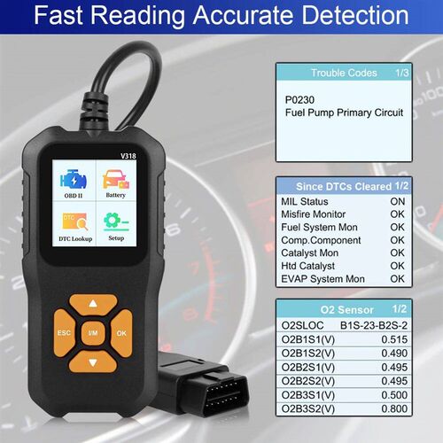 Code Reader V318 Read Vehicle Information Car Diagnostic Too