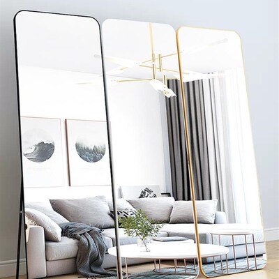 Mirrors Aluminum Alloy Piering Mirror Wall-mounted Full-Body
