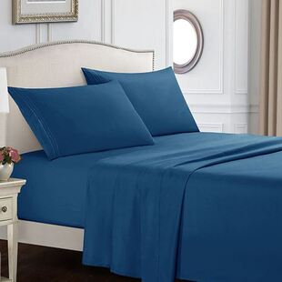 bedding queen Sheet king twin sets flat fitted Set Bed White