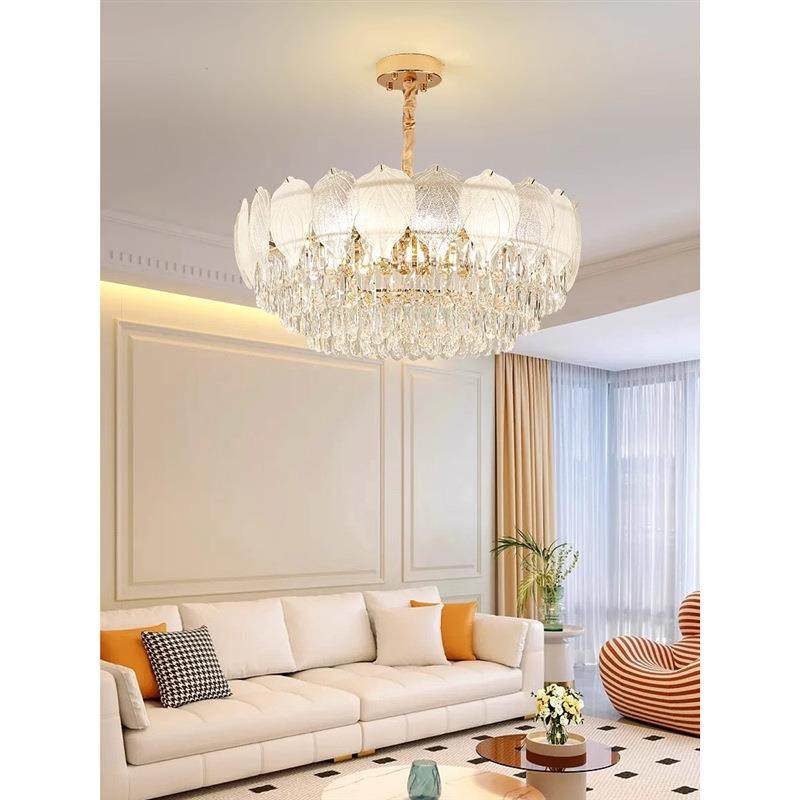 网红法式奶油风轻奢水晶客厅吊灯2024新现代简约餐厅卧室中山灯具,鲜花速递/花卉仿真/绿植园艺,割草机/草坪机,淘宝优惠券,粉丝福利购,淘宝优惠卷