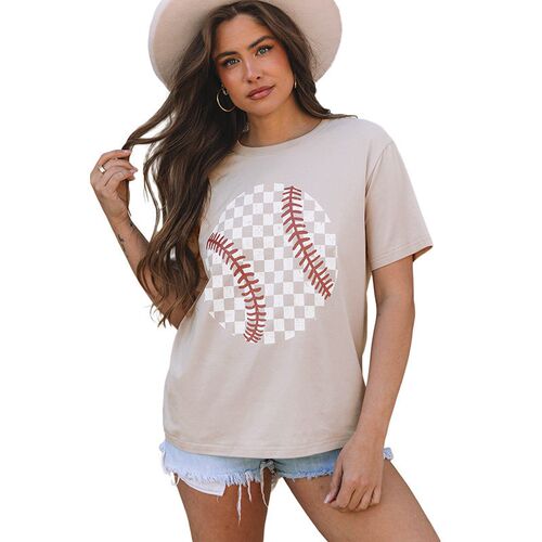 Casual All-match Loose Three-point Sleeve Top Womens 2025 B
