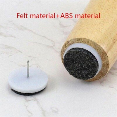 50Pcs Furniture Leg Bottom Feet Glides Non-slip Wood Floor