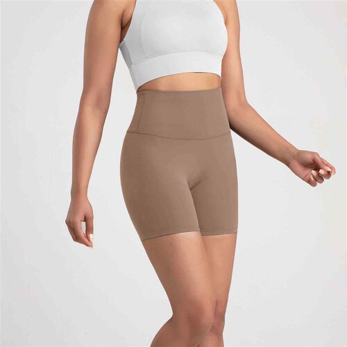 Yoga tight shorts for women, high waisted, wearing three