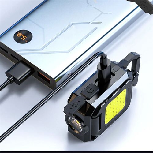 XPE Keychain Light 1000LM COB LED Pocket Work Light 800mAh T