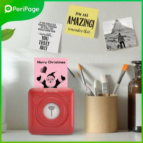 7 Colors Peripage A6 304DPI  Photo Printer Notes er Label Pr