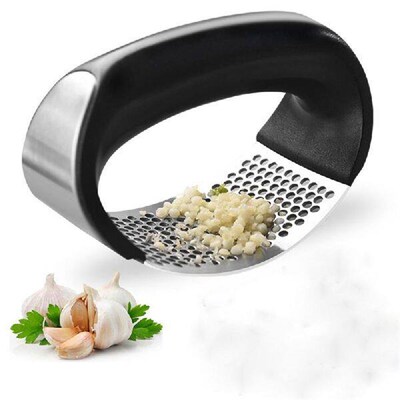 5Pcs Stainless Steel Garlic Press Crusher Manual Garlic