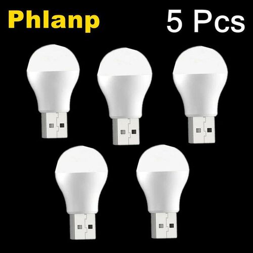 5pcs USB LED Reading Lamp Mini Book Light Camping Night Ligh