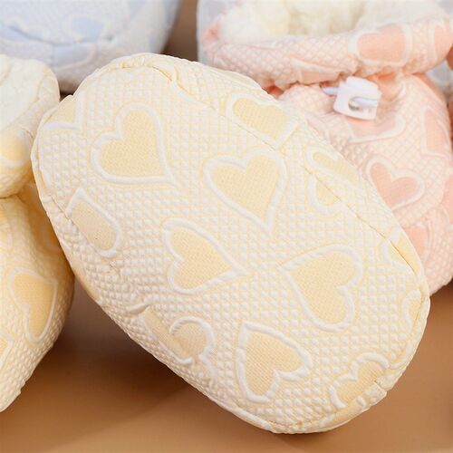 Cotton Plus Velvet, Thickened Baby Shoes With Soft Soles, Ch