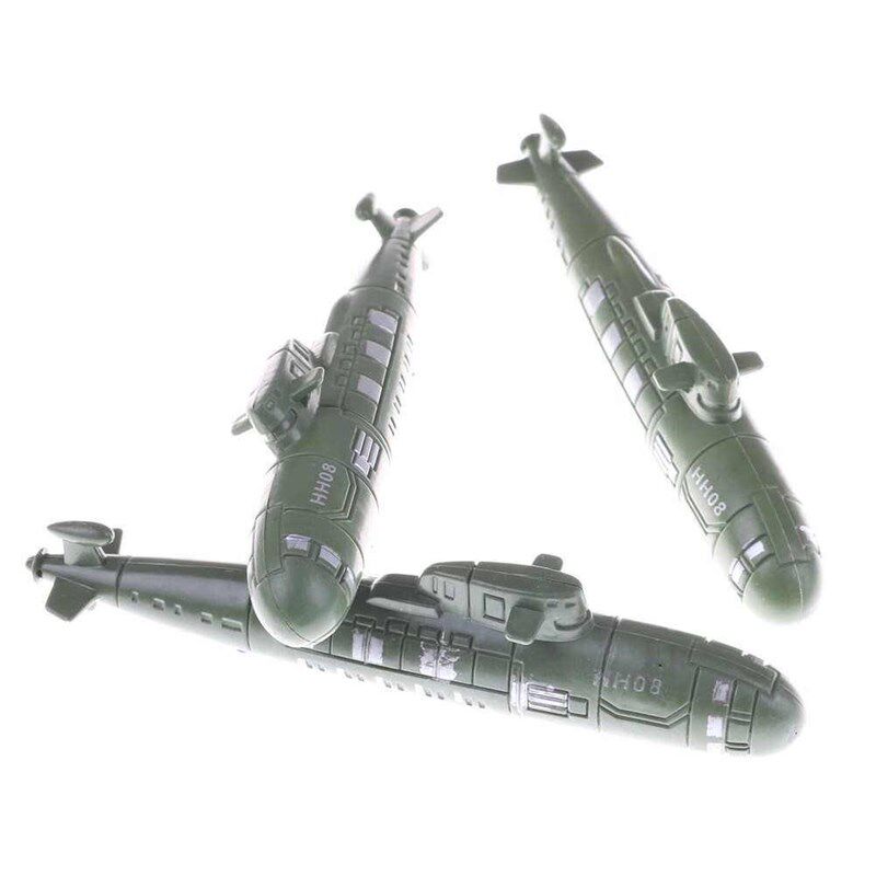 2PCS/lot new sale the toy submarine model, sand scene model - 实物图
