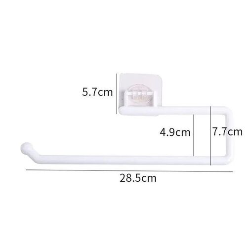 Punch-free Kitchen Paper Towel Rack Toilet Paper Roll Rack H
