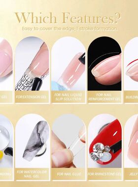 BORN PRETTY 250g 10 IN 1 Glue Gel Nail Polish Keep Nail C Ar