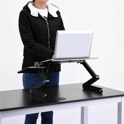 360 Degree Adjustable Foldable Laptop Desk Table Stand Holde