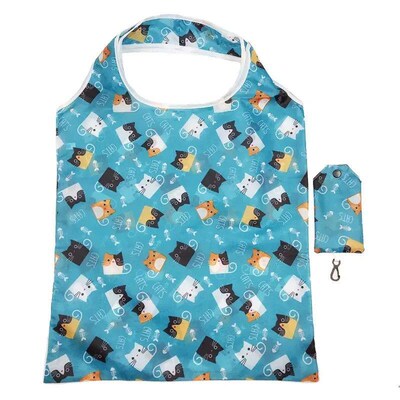 Reuable Shopping Bag Nylon Foldable Grocery Bag Creative Eco