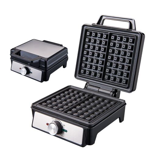 Waffle Cake Maker 华夫饼机板两片吐司面包早餐机电饼铛双面加热