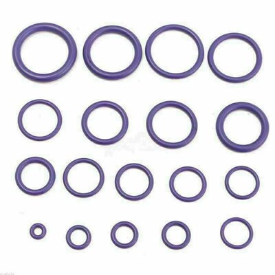 O Ring Rubber Washer Seals Assortment Black O-Ring Seals Set
