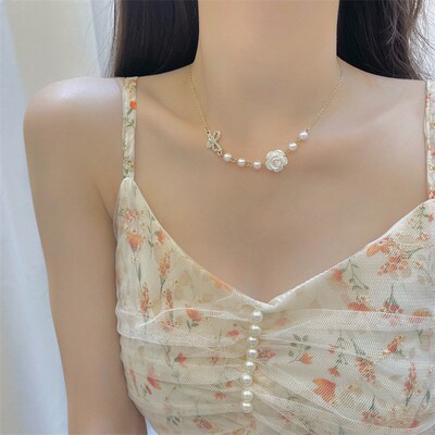 Spicy Girl Charm Pendant Ins Style Collarbone Chain Bow Ligh