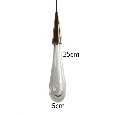 Meteor Rainwater Crystal  Pendant Lamp Modern Simple Creativ
