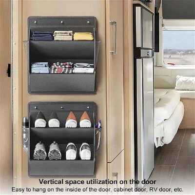 Wardrobe Door Rack with Deep Pockets Closet Storage Bag