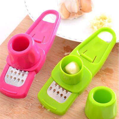 Garlic Crusher Press Ginger Garlic Grinding Grater Cutter Ma