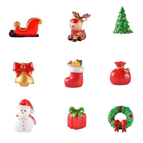 Christmas Resin Elk Santa Claus Ornaments Merry Christmas De