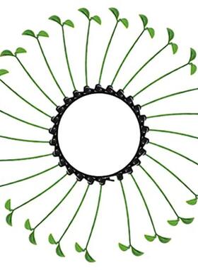 5 Pcs Funny Grass Hair Clips Bean Sprout Hair Pins For Women