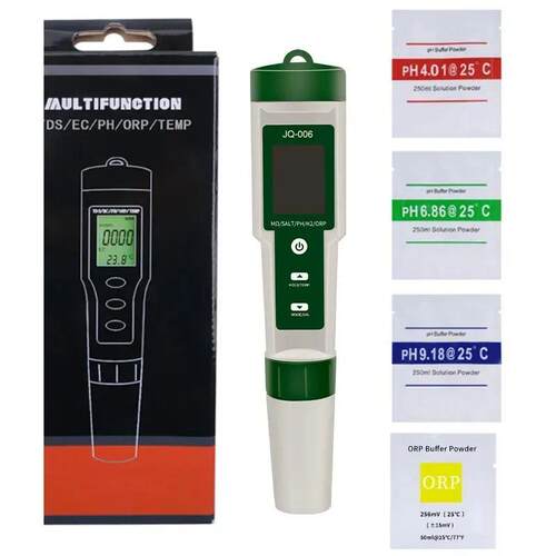 10 in 1 Water Quality Monitor PH/EC/TDS/ORP/H2/Fertile/Salin