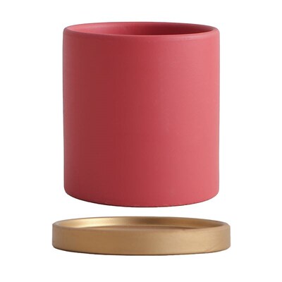 Nordic ceramic flowerpot marbled ins Round flower pot 花盆