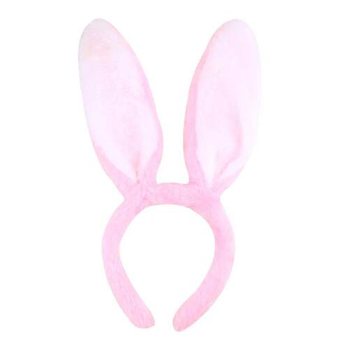Cute Plush Bunny Ears Hair Bands Soft Rabbite Ears Easter Ad