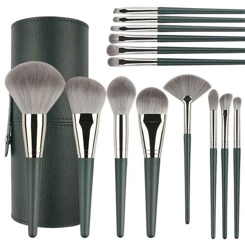 13/14Pcs Makeup Brushes Set Soft Fluffy Eye Shadow Brush Con