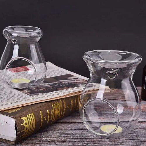 Nordic Home Decor Glass Candle Heat Resistant Oil Furnace Ar