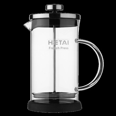 Sliver French Press Coffee Maker Cafetiere Cup Frame heat-re