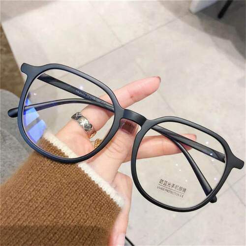 2023 New Fashion Large Frame Transparent Anti Blue Light Squ
