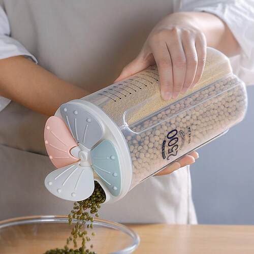 Kitchen Sealed Storage Box Cereal Dispenser Food Storage
