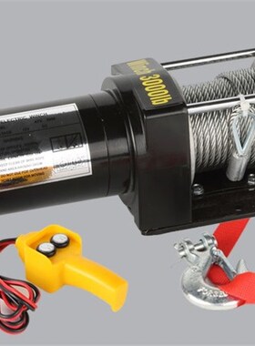 2000lb--3000lb 12V 24V portable electric winch Car truck aut