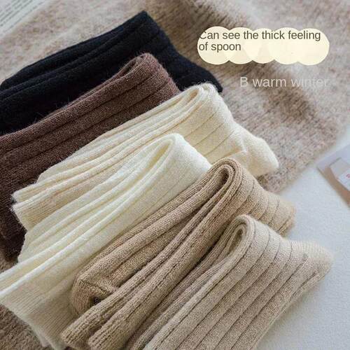 New Winter Socks Women Cashmere Wool Thicken Warm Women Sock