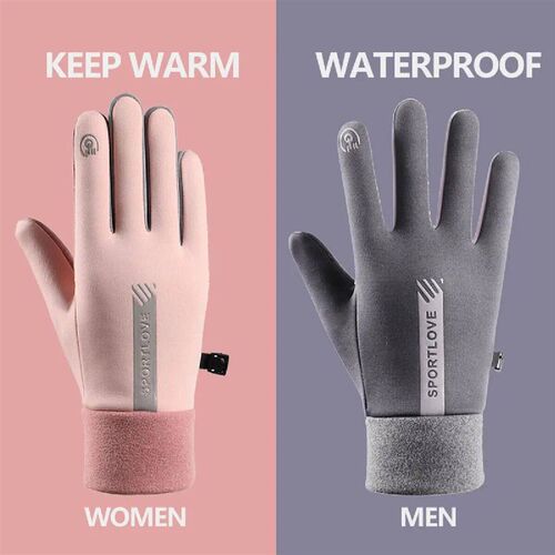Winter Gloves Women Cycling Bike Thermal Fleece Cold Resista