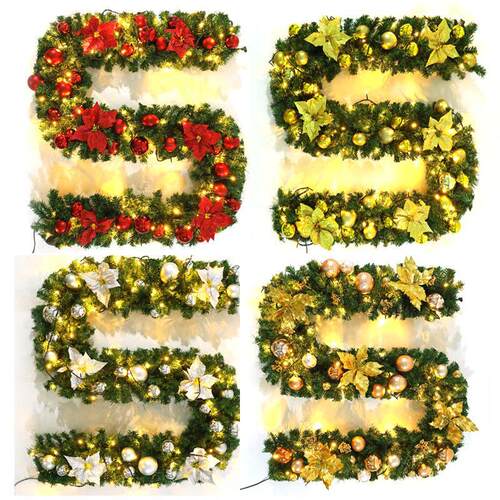 Christmas decorations colored ball wreath 2.7 meters encrypt