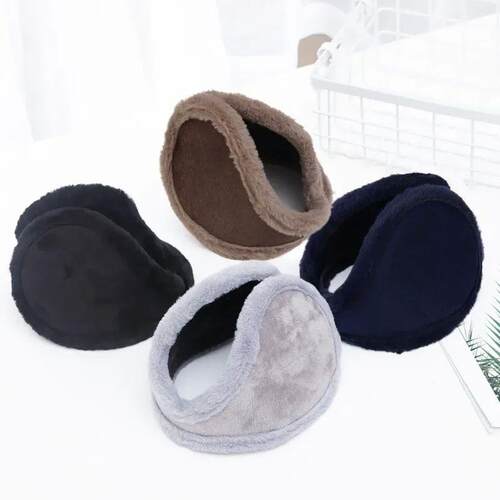 Warm Thicken Velvet Earmuffs Winter Outdoor Cycling Fleece F
