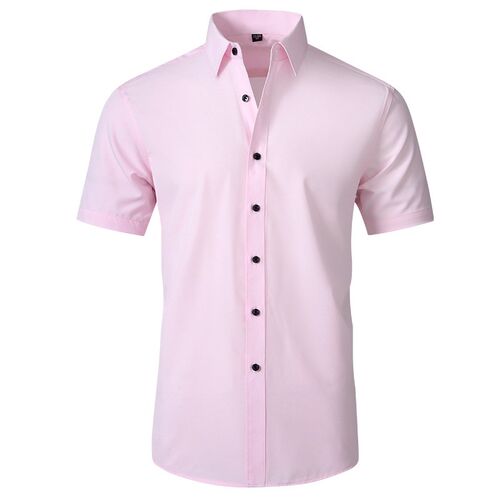 Summer Fourway Stretch Shirt Mens Short Sleeve WrinkleFree S