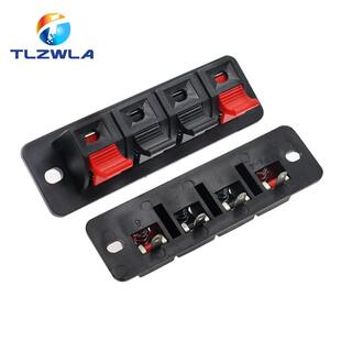 5PCS Plastic 2/4 Positions Connector Terminal Push In Jack S